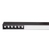 Lampa sufitowa plafon LED minimalistyczna klasyczna prostokąt listwa czarna aluminiowa RX C0261 MAXLIGHT 
